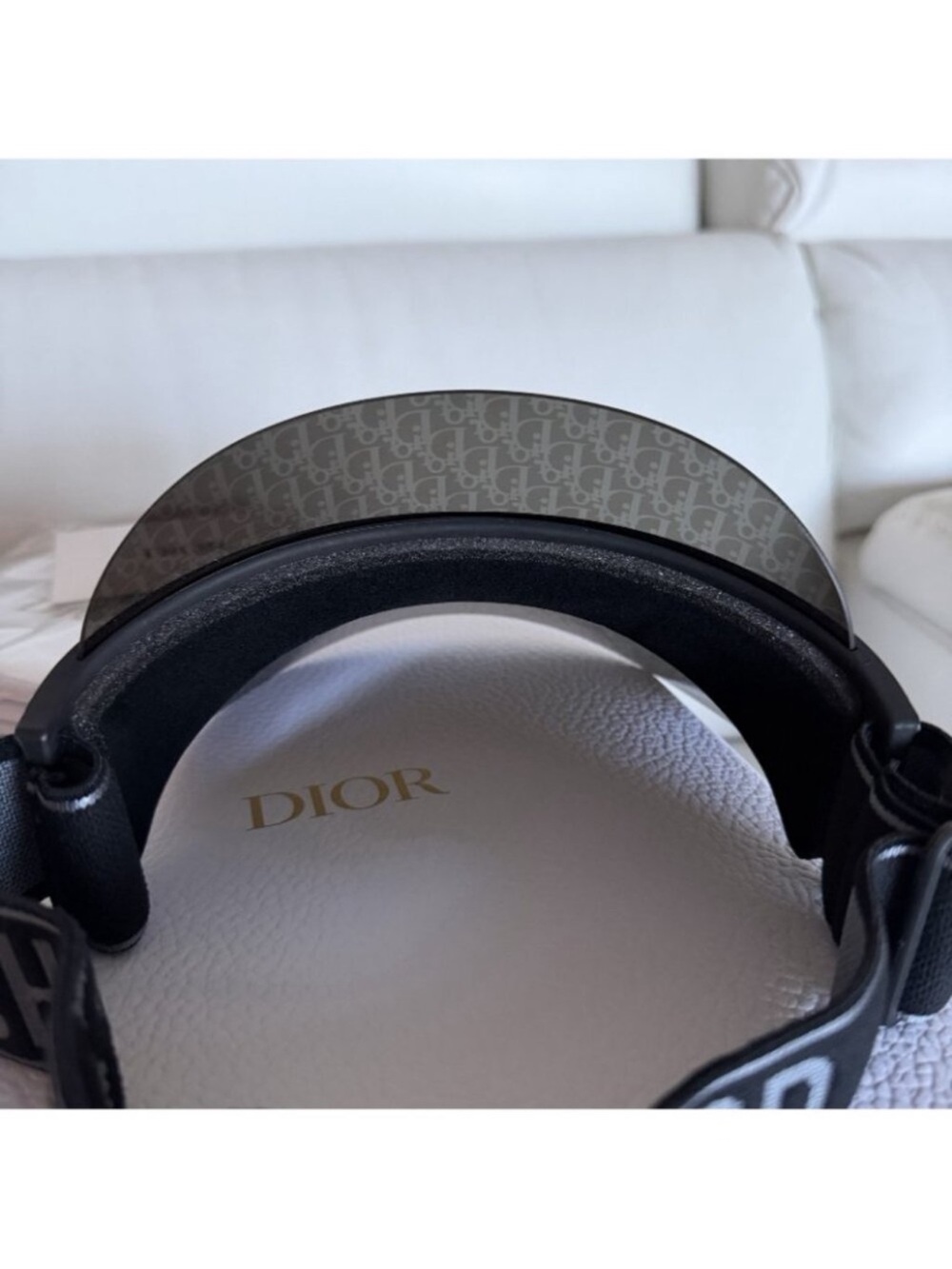 DIORCLUB V1U BLUE OBLIQUE VISOR - Picture 3 of 5